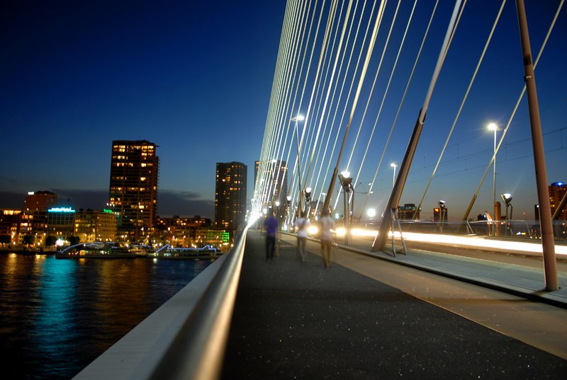 Erasmusbrug Bridge, Rotterdam, Holland