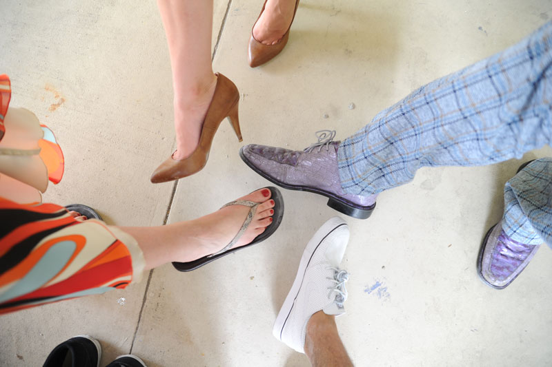 Fancy Feet at Clem's Wedding