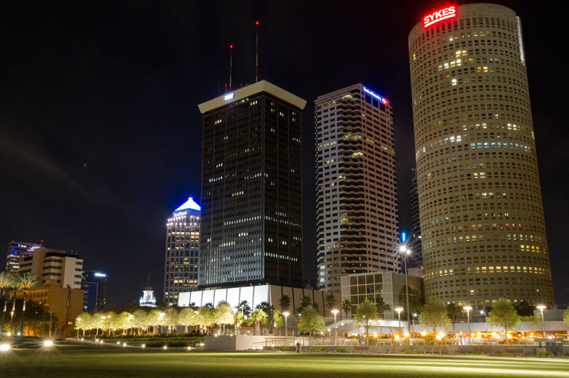 Curtis Hixon Park and Downtown Tampa