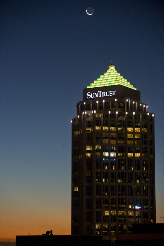 Moonrise Over Tampa