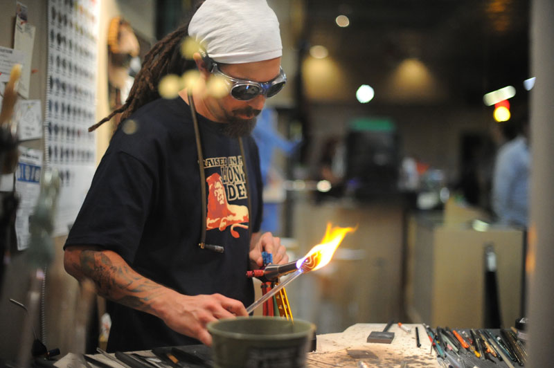 Glass Blower in Ybor