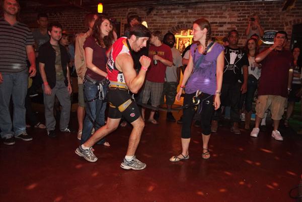 Rock Climbers in the Pit