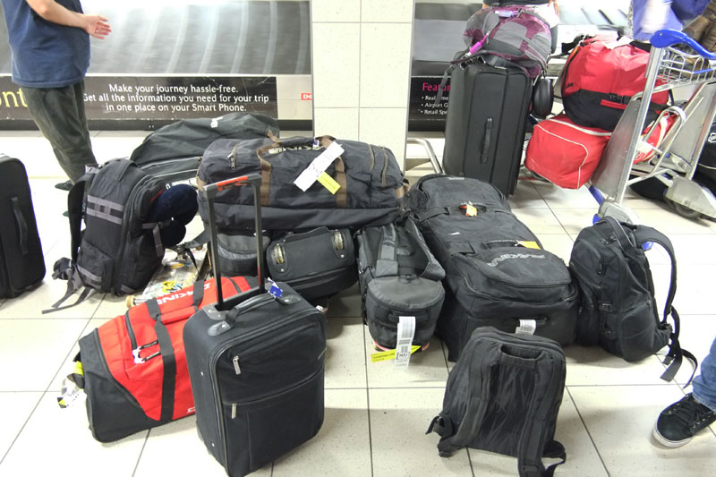 Bags Packed for South Africa
