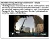 Skateboarding Through Downtown Tampa